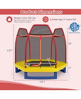 7 Feet Kids Recreational Bounce Jumper Trampoline