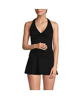 Lands' End Women's Twist Halter Tankini Top