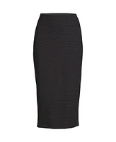 Lands' End Women's Starfish Side Zip Midi Skirt