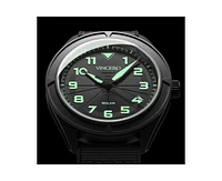 Vincero The Stratos – Dark Matter Men's Solar Titanium Watch 43mm