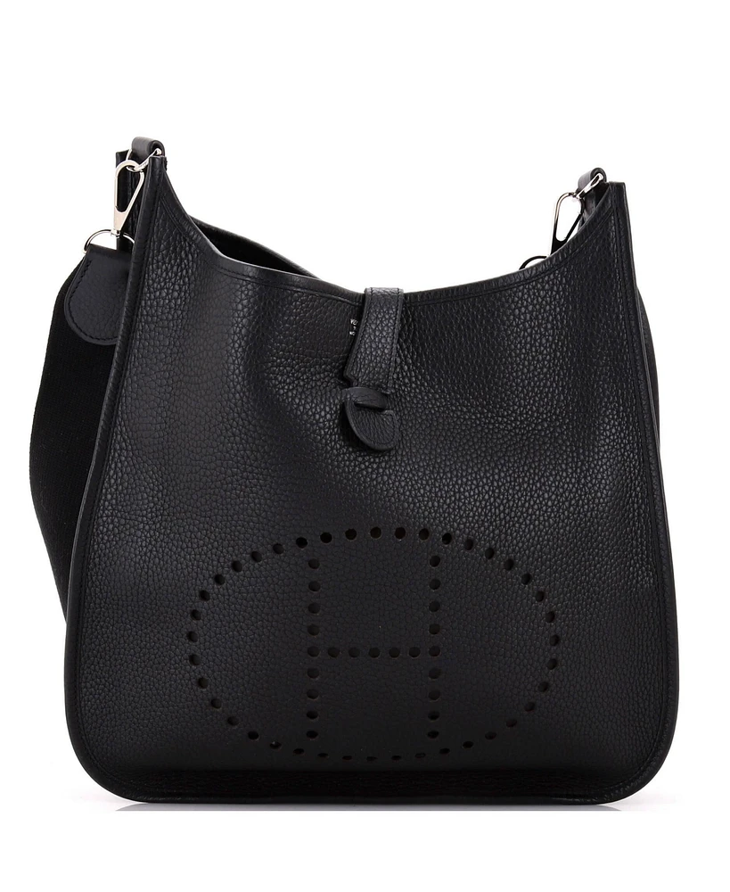Pre-Owned Hermes Gm Evelyne Bag Gen I Clemence