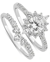Giani Bernini 2-Pc. Set Cubic Zirconia Bridal Sterling Silver, Exclusively at Macy's