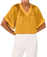 Vince Camuto Women's Flowy V-Neck Blouse