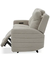 Kristyan 3-Pc. Fabric Sofa with 3 Power Recliners