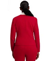 Kasper Framed Collarless Jacket, Regular & Plus