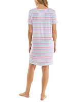 Roudelain Women's Printed Short-Sleeve Sleepshirt