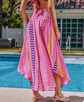 Cupshe Women's Vibrant Mood Chevron Cover-Up Sarong