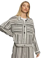 Sanctuary Women's Shoreside Cotton Button-Front Jacket