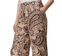 Sanctuary Women's The Soft Printed Wide-Leg Trousers