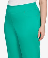 Ruby Rd. Plus Ladder Hem Soft Denim Capri Pants