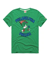 Homage Men's Green Philadelphia Phillies Hyper Local Tri-Blend T-Shirt