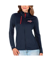 Antigua Women's Navy/Red Washington Capitals Generation Full-Zip Pullover Jacket