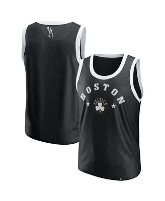 Fanatics Men's Black Boston Celtics Mesh Tank Top