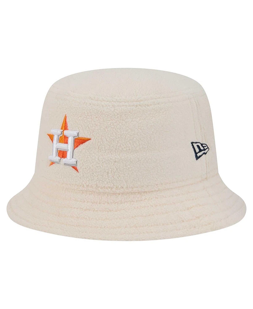 New Era Women's White Houston Astros Chrome Cozy Bucket Hat