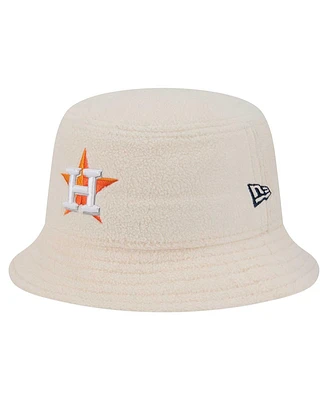 New Era Women's White Houston Astros Chrome Cozy Bucket Hat