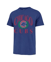 '47 Brand Men's Royal Chicago Cubs Pitchout Franklin T-Shirt