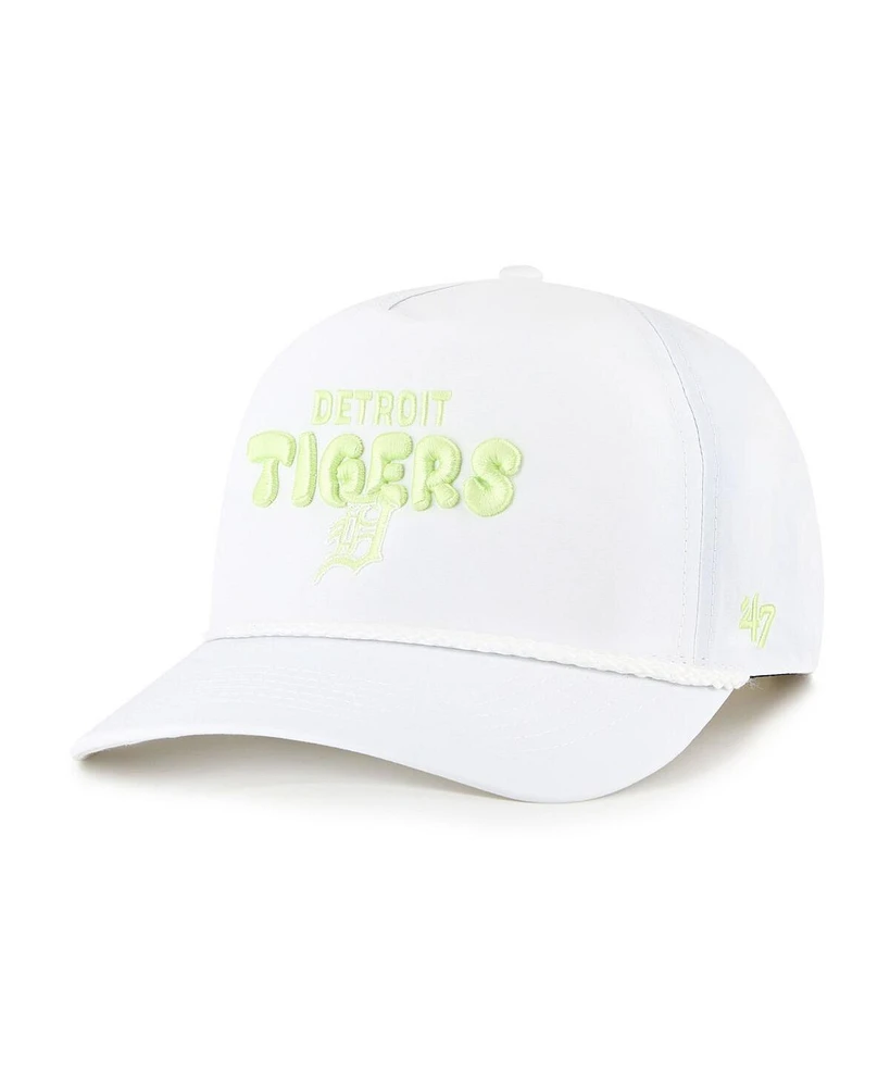 '47 Brand Women's White Detroit Tigers Bright Side Adjustable Hitch Hat