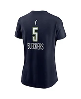 Nike Women's Paige Bueckers Navy Dallas Wings 2025 Wnba Draft Explorer Edition Name Number T-Shirt