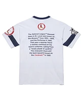 Mitchell & Ness Men's White St. Louis Cardinals Cooperstown Collection Team Origins Premium T-Shirt
