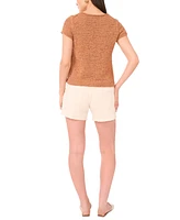 Vince Camuto Women's Short-Sleeve Knit Top