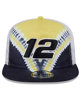 New Era Men's Black Ryan Blaney Golfer Tie-Dye Snapback Hat