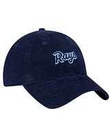 New Era Women's Navy Tampa Bay Rays Corduroy 9TWENTY Adjustable Hat