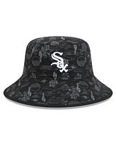 New Era Men's Black Chicago White Sox 2025 Spring Training All Over Print Bucket Hat