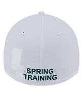 New Era Men's Dark Green Athletics 2025 Spring Training Landscape 39THIRTY Flex Hat