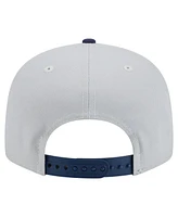 New Era Men's Gray/Navy Milwaukee Brewers 2-Tone Color Pack 9FIFTY Snapback Hat