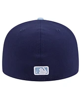 New Era Men's Navy/Light Blue Texas Rangers Color Pack 2-Tone 59FIFTY Fitted Hat