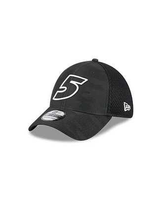 New Era Men's Black Kyle Larson Camo 39THIRTY Flex Hat