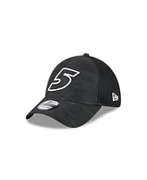 New Era Men's Black Kyle Larson Camo 39THIRTY Flex Hat