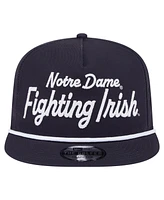 New Era Men's Navy Notre Dame Fighting Irish Adventure Team Text Golfer Snapback Hat