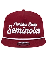 New Era Men's Garnet Florida State Seminoles Adventure Team Text Golfer Snapback Hat