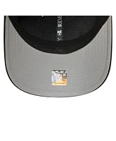 New Era Men's Black Las Vegas Raiders Main Trucker 9SEVENTY Stretch-Snap Hat