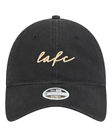 New Era Women's Black Lafc Script 9TWENTY Adjustable Hat