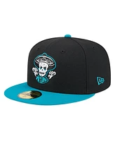 New Era Men's Black Albuquerque Isotopes Copa de la Diversion 59FIFTY Fitted Hat