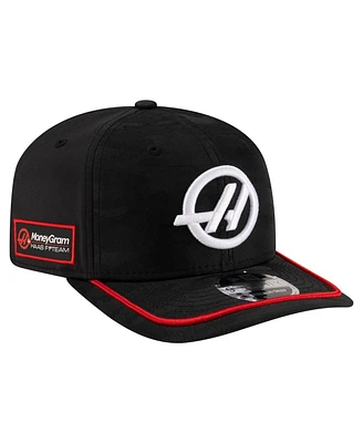 New Era Men's Black Haas F1 Team Camo 9SEVENTY Adjustable Hat