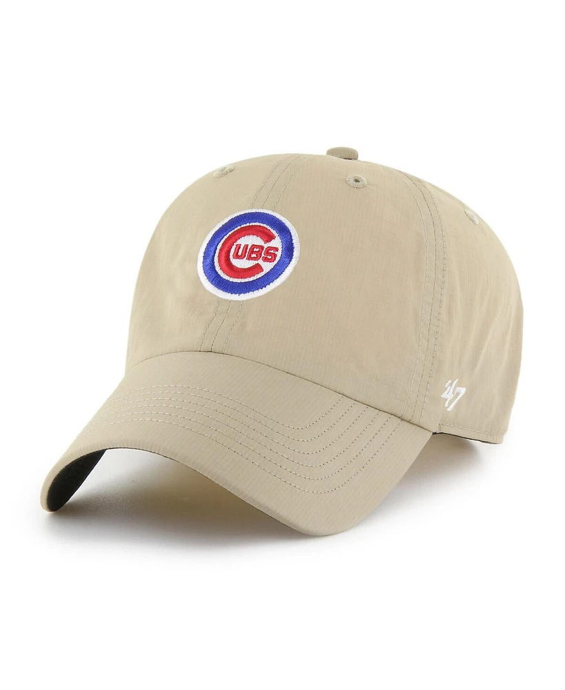 '47 Brand Men's Khaki Chicago Cubs Performance Clean Up Adjustable Hat