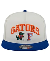 New Era Men's White Florida Gators Collegiate 9FIFTY A-Frame Snapback Hat