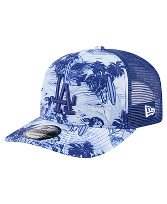 New Era Men's Royal Los Angeles Dodgers Hula Trucker 9SEVENTY Adjustable Hat