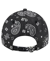 New Era Women's Black Baltimore Ravens Paisley 9TWENTY Adjustable Hat