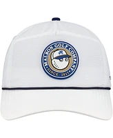 Malbon Golf Men's and Women's White The Players Bucket Seal Rope Adjustable Hat