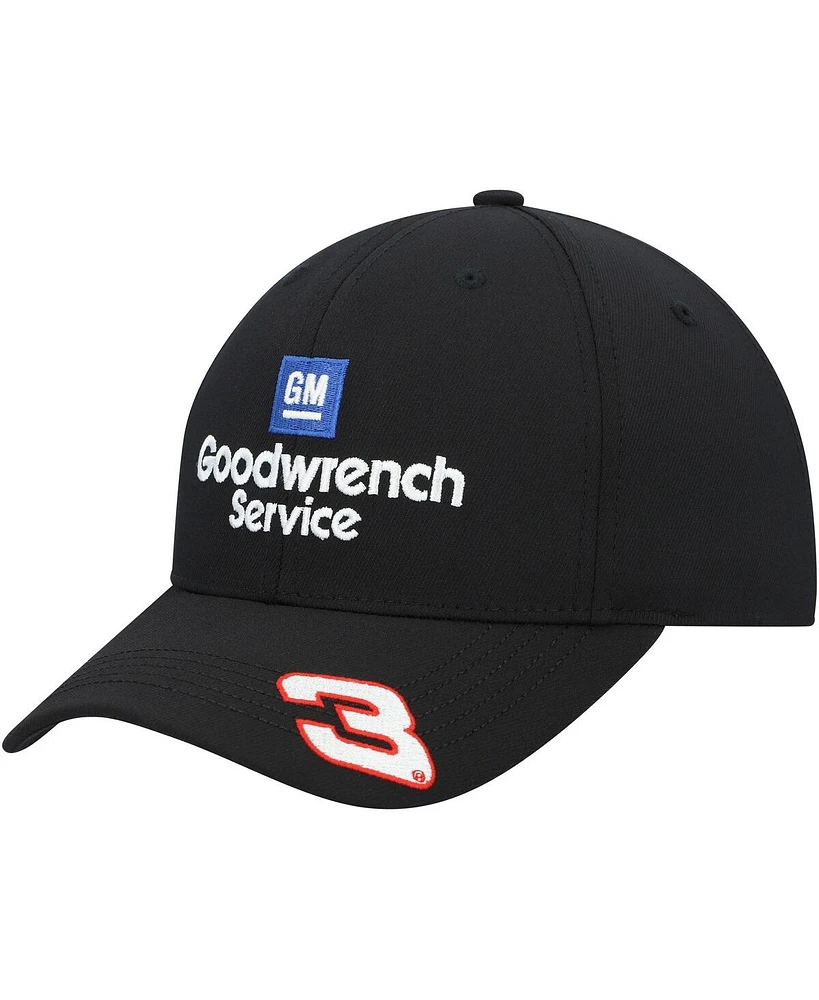 Checkered Flag Sports Men's Black Dale Earnhardt Goodwrench Legend Adjustable Hat