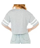 Gameday Couture Women's Gray Philadelphia Eagles Gridiron Glam Cropped T-Shirt