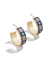 Wear By Erin Andrews x BaubleBar Detroit Tigers Enamel Hoop Earrings