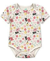 Disney Baby Girls 3-Pc. Minnie Mouse Bodysuits & Joggers Set