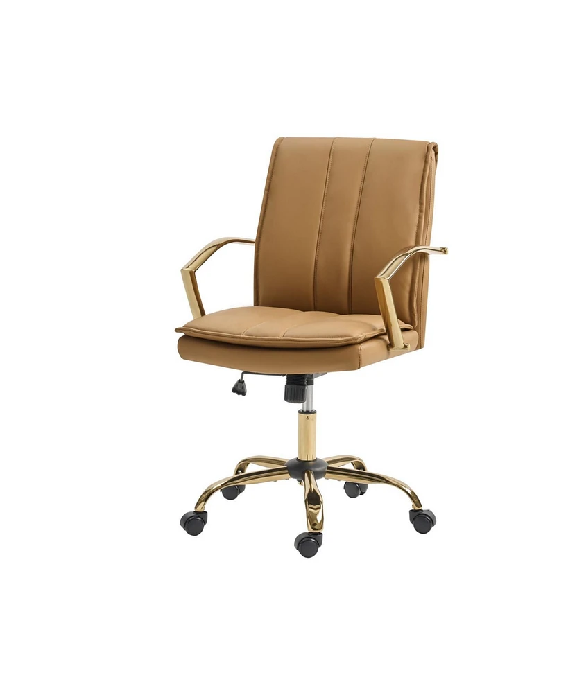 Gabriela Modern Rocking Tilting Office Chair with 360-degree Swivel Base