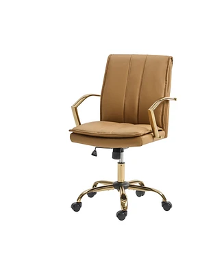 Gabriela Modern Rocking Tilting Office Chair with 360-degree Swivel Base