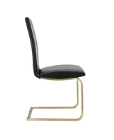 Set of 2 Modern Dining Chairs for Kitchen Table or Home Seating